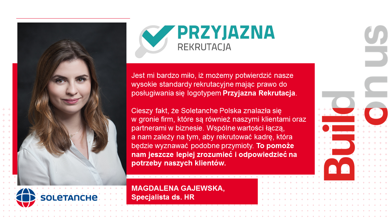 Przyjazna rekrutacja w Soletanche Polska